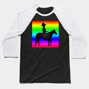 Western Era - Mexican on Donkey Baseball T-Shirt